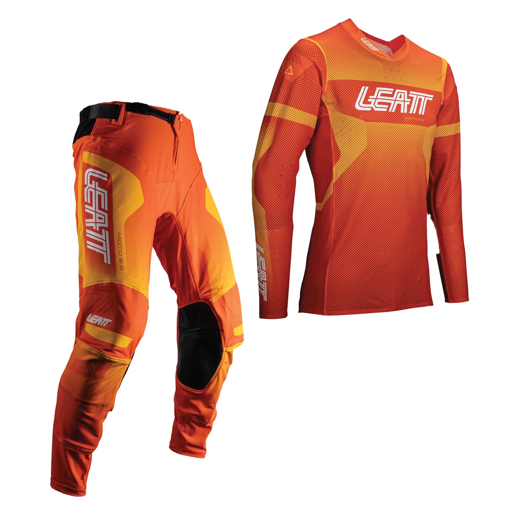 Leatt 2025 Motocross Combo Kit 5.5 Ultraweld IKS Flame